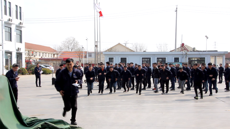 2019年中新華美第一季度安全教育會議暨消防應急演練