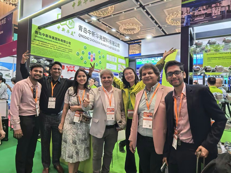 On April 18, the four-day CHINAPLAS 2025 International Plastics and Rubber Exhibition concluded successfully in Shenzhen. At this exhibition, Qingdao Zhongxin Huamei Plastic Co., Ltd. showcased a range of modified plastics, demonstrating the company's technical expertise and innovative achievements in the field to global clients.