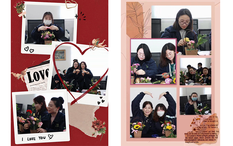 青島中新華美舉辦“3.8女神節(jié)”DIY插花活動(dòng)！