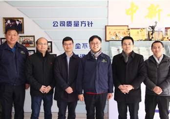 順威股份范總、謝總一行蒞臨青島中新華美交流洽談！